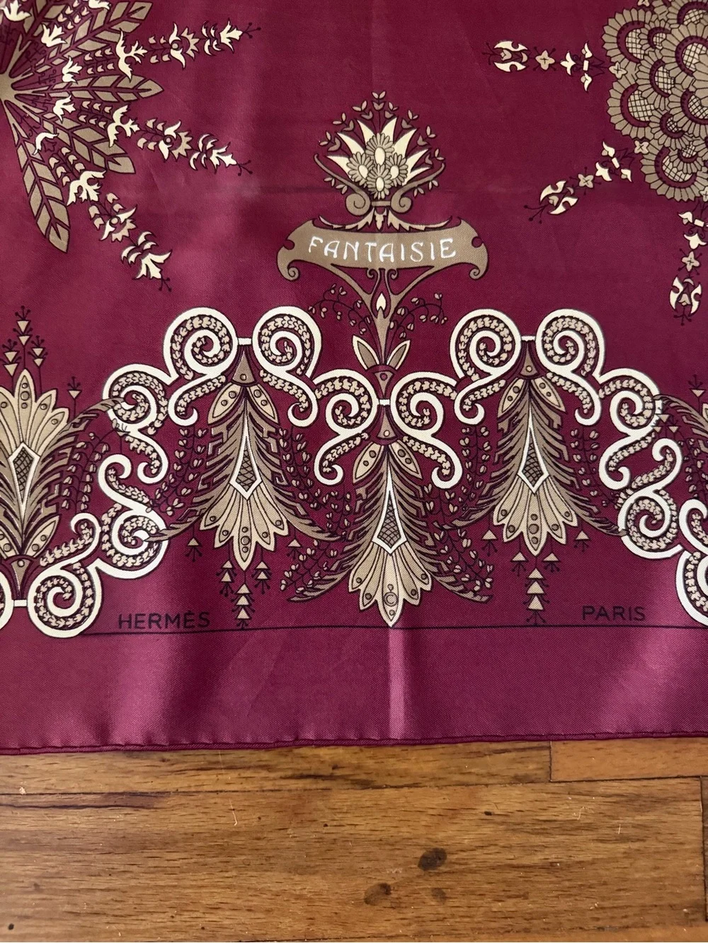 Hermès Fantaisie Silk Scarf.